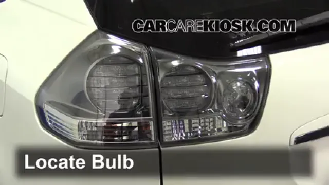 2006 Lexus RX400h 3.3L V6 Luces Luz trasera (reemplazar foco)